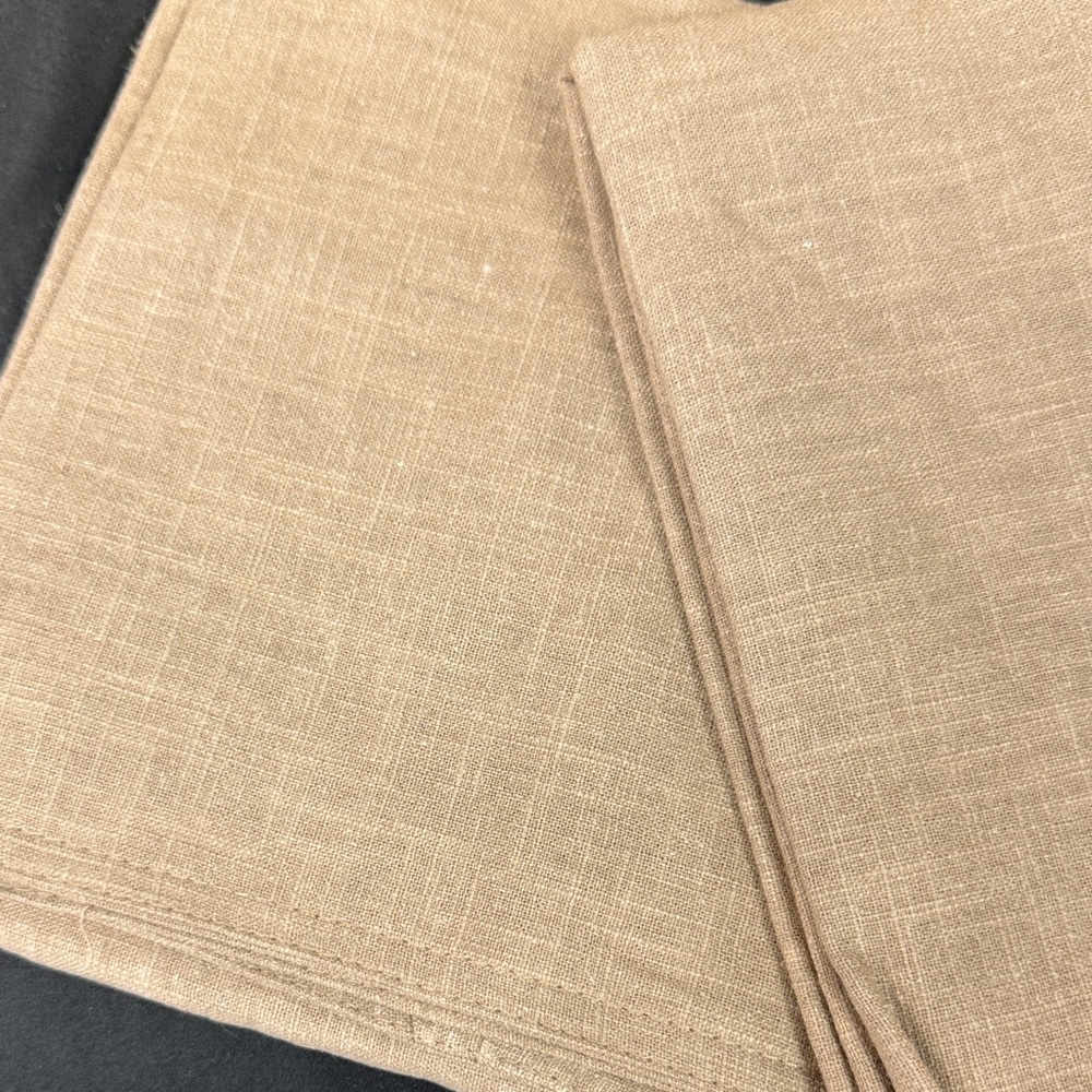 Foindtower Pack of 2, Decorative Linen Soild Throw Pillow Covers Soft Accent